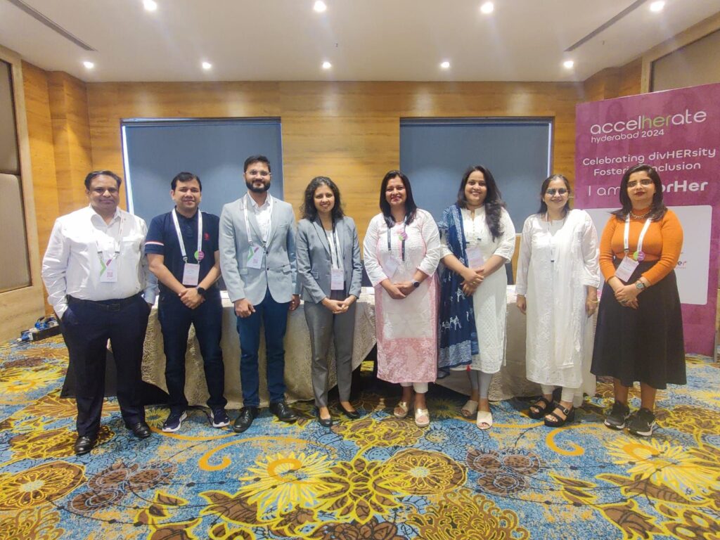 Speaking at AccelHERate 2024 on Building Inclusive Hybrid Workplaces 3